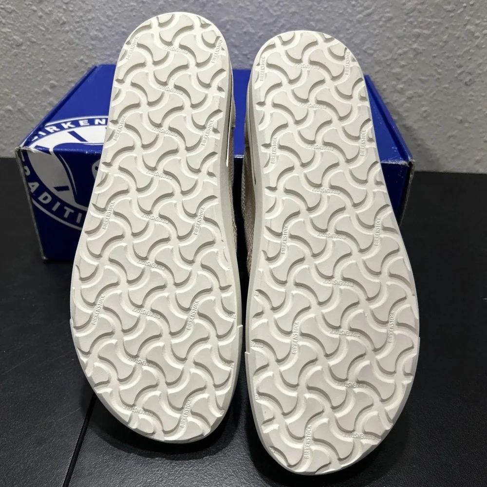 Birkenstock Oswego Textile Suede Sandcastle EU 40 US L9 M7 Womens Mens